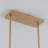 Kaynen 18 - Light Dimmable Sputnik Linear Chandelier-119603081