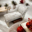 Modern Duclos Velvet Chaise Lounge in Luxury Cream – Stylish Solid Wood Frame, Comfortable Upholstery for Living Room, Office
