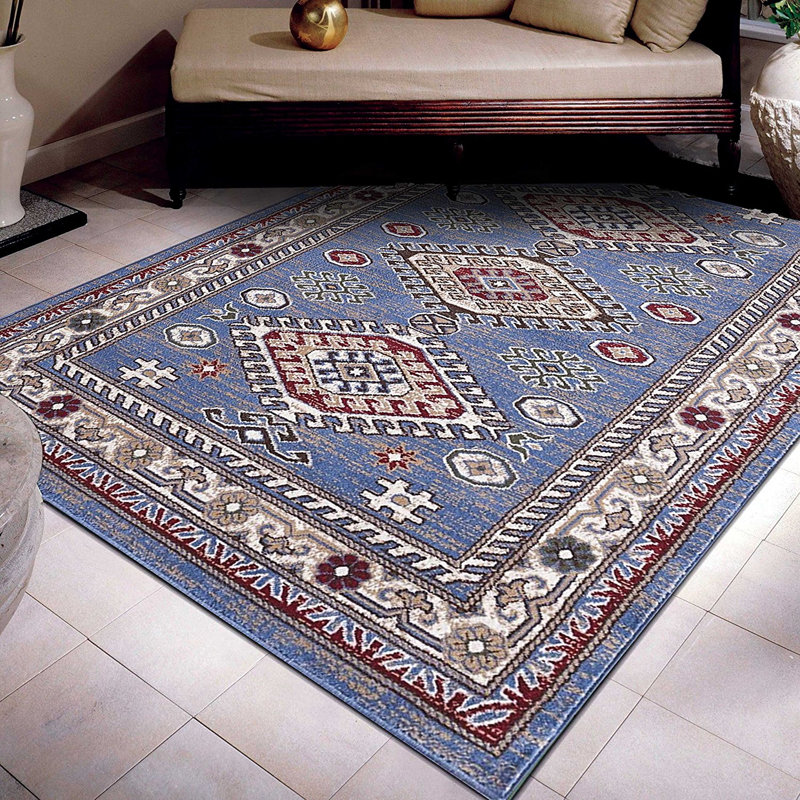 Tapis bleu Wisconsin, Rectangle 6 pi 6 po x 9 pi 5 po
