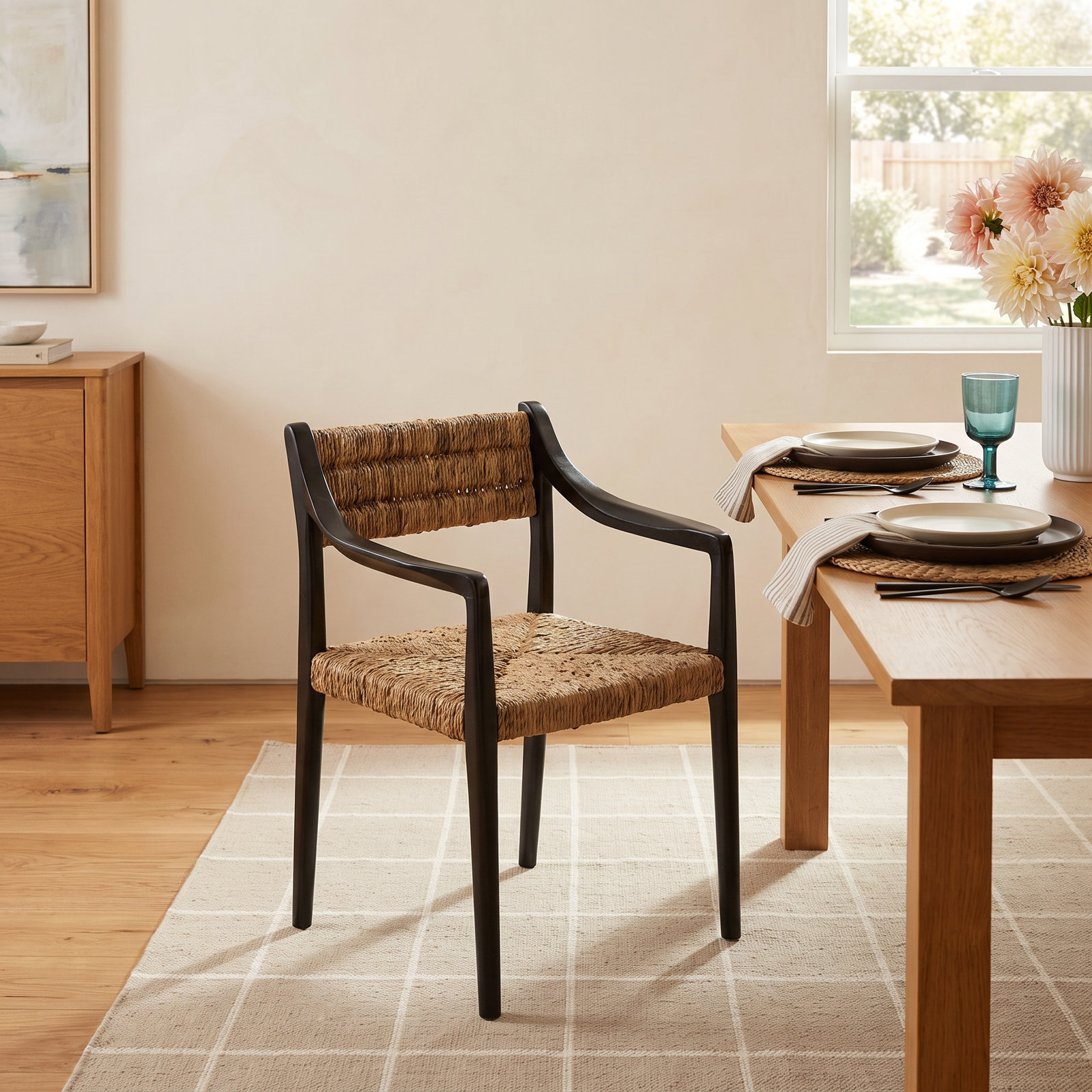 Elsie Abaca Dining Chair