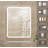 Rectangular Framed Dimmable Anti-Fog Led Wall Bathroom Vanity Mirror Lighted Mirror
