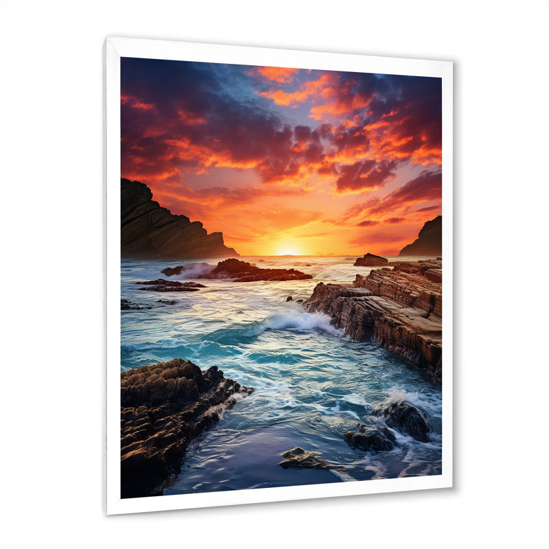 Runolfson Coastal Serenity II, Cadre photo blanc, H 20 po x l 12 po x P 1 po