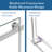 Ambrose 56-in to 60-in W x 76-in H Sliding Shower Door with Clear Tempered Glass and Brushed Nickel Hardware-130431780
