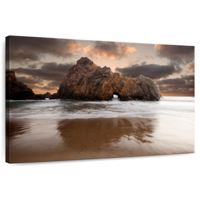 Gillard Big Sur Beach Sunset, 8" H x 12" W