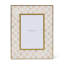Mocha Check Glass Frame-405954329