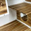 Maison pour chat en verre trempé, blanc - avec construction en bois de sapin ferme et structure en fer pour diverses pièces