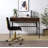 Verster Modern And Functional Writing Desk With Built-In USB Ports And Storage Drawer