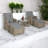 WENTWORTH 5pc Deluxe Gas Reclining chair set : 2 Gas operated recliners 1 x coffee table + 2 stools