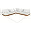 Canapé modulaire d'extérieur rembourré Ivry-1453116521
