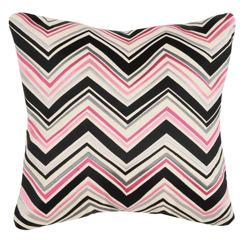 Coussin en lin lightning, Rose