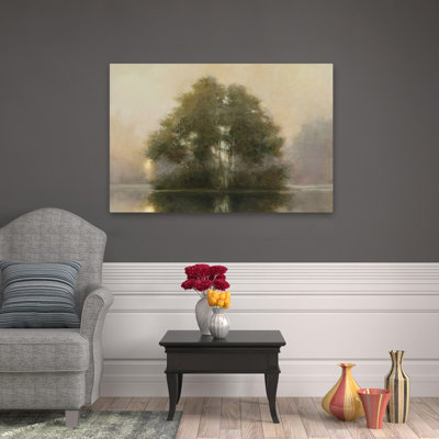 Lake Dawn contemporain gris brun crème