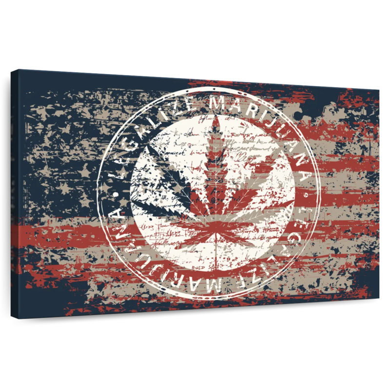 Marijuana drapeau américain