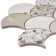 Kobe Fishscale Mix 4" Terrazzo Look Matte Porcelain Mosaic Tile