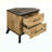 Natural Pine 2-Drawer Nightstand Bedside Table