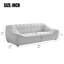 3 Seater Velvet Tufted Oversized Upholstered Sofa-852228985