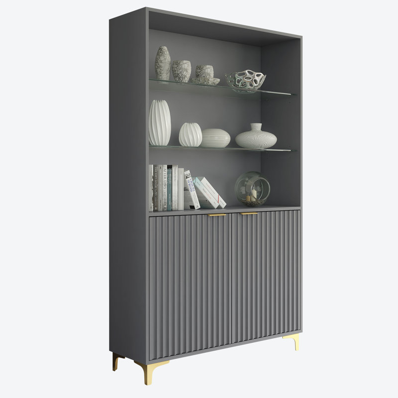 Display Cabinet, Grey