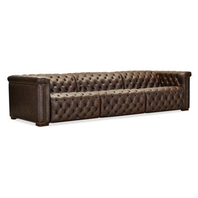 126'' Leather Power Reclining Sofa