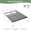 Grand lit plateforme tapissier hydraulique avec tête de lit intégrée, structure de lit moderne en tissu chenille, aucun sommier nécessaire-2030536140-2030536143