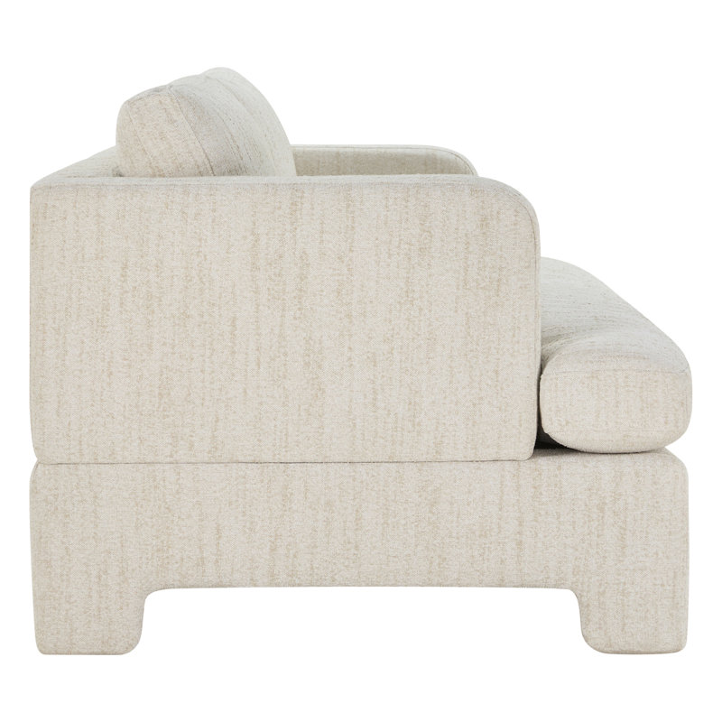 Jolie 77'' Upholstered Modular Sectional Loveseat, Mellow Natural Textured Boucle