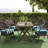Stripe Patio Cushions Indoor/Outdoor Chair Pad Cushions, Thick Fiber Fill Tufted 19" x 19"-74964058-102878029