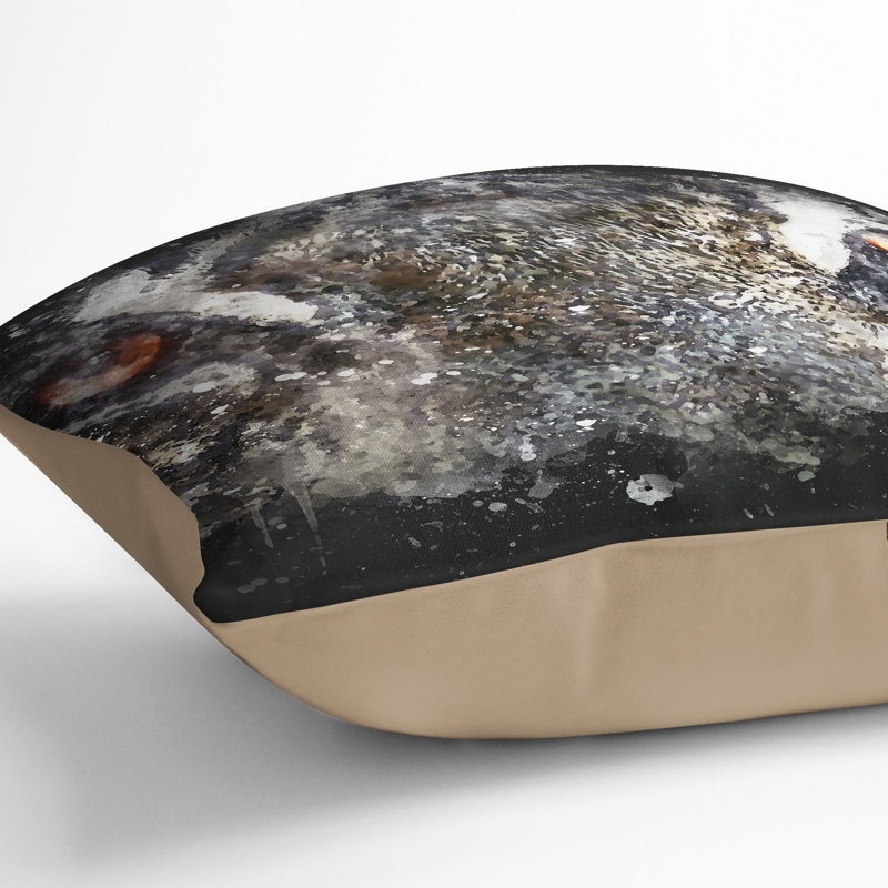 Square Throw Cushion, 55cm H x 55cm W x 20cm D, Stone