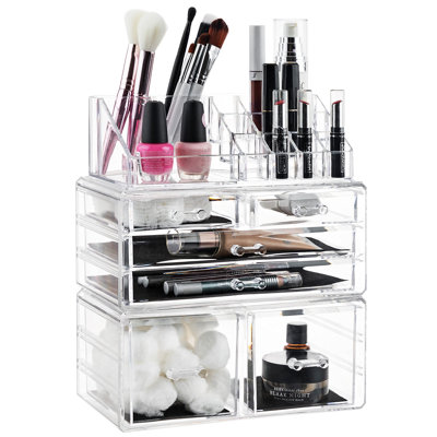 Clear Cosmetic Storage Organizer, Classy Design, Versatile, Simplifies Your Life