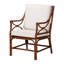 Bali & pari Fauteuil Cleantha Boho, brun marbré