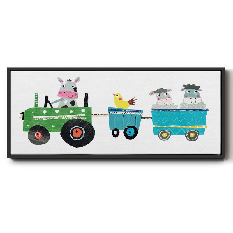 Cute Farm- Framed Canvas, 24" H x 60" W