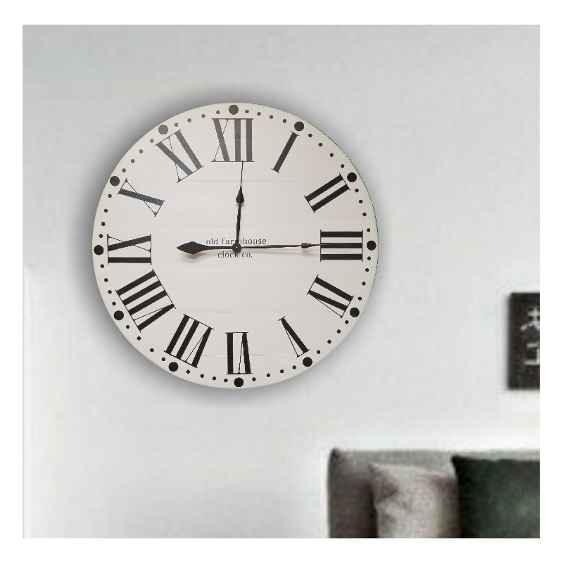 Witten Solid Wood Wall Clock, Small