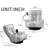 Gray 360 Degree Rotatable Chair With Adjustable Settings, Metal Frame, Soft Seat For A Relaxing, And Happy Time Ergonomic Rotation, Metal, Seat, Ideal Relaxing Napping-481551672