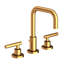 East Square Widespread Bathroom Faucet with Drain Assembly-1725000572