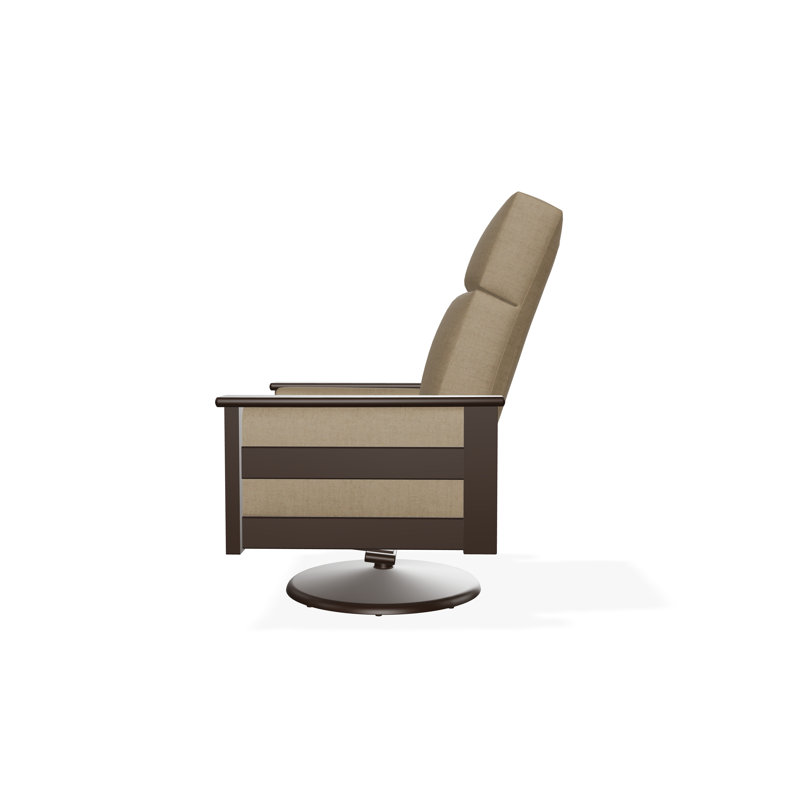 Leeward Polymer Outdoor Lounge Chair, Kona, Wren