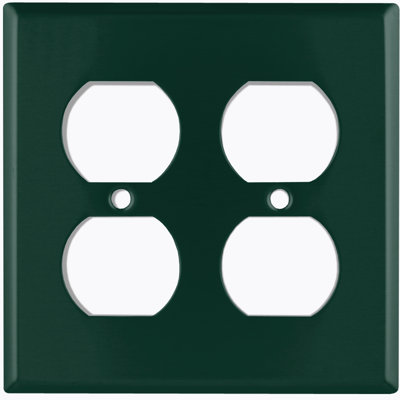Plaque murale 2 prises doubles