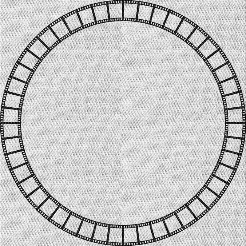 Tapis zone gris clair à motifs, Carré 3 pi
