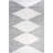 Hokku Designs Yori Diamond SplashGuard Machine Washable Area Rug-1797874320