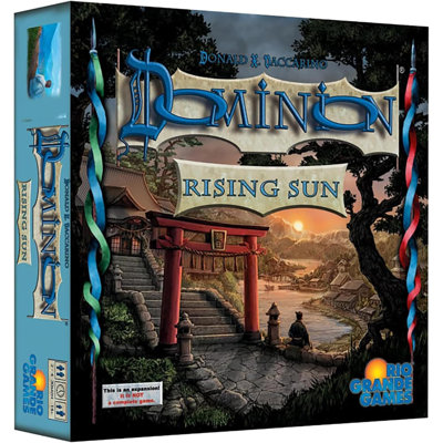 Rio Grande Games Dominion Rising Sun Strategy Board Game, New Cards & Piles, 14+