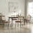 Bowens Tufted Faux Leather Upholstered Dining Side Chair with Ratten Back-1184536812