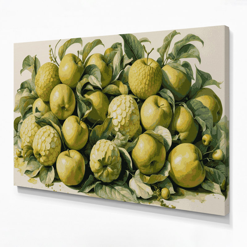 Art mural sur toile crème, H 11 po x l 14 po