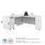Ensemble de bureau en L 3 pièces Office 500-83608989