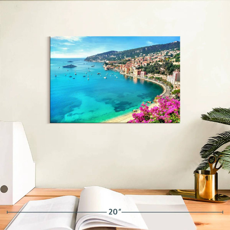 Gillard Villefranche-Sur-Mer Coastal Gillard, H 8 po x l 12 po