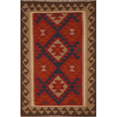 Reversible Kilim Oriental Area Rug 3x5