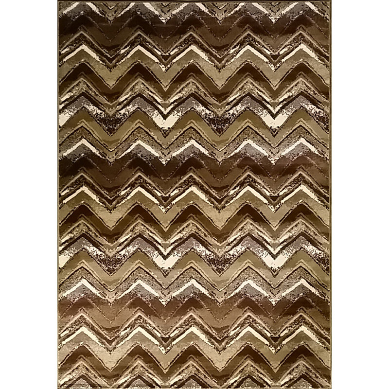 Tapis brun Menomonie, 10 pi x 13 pi