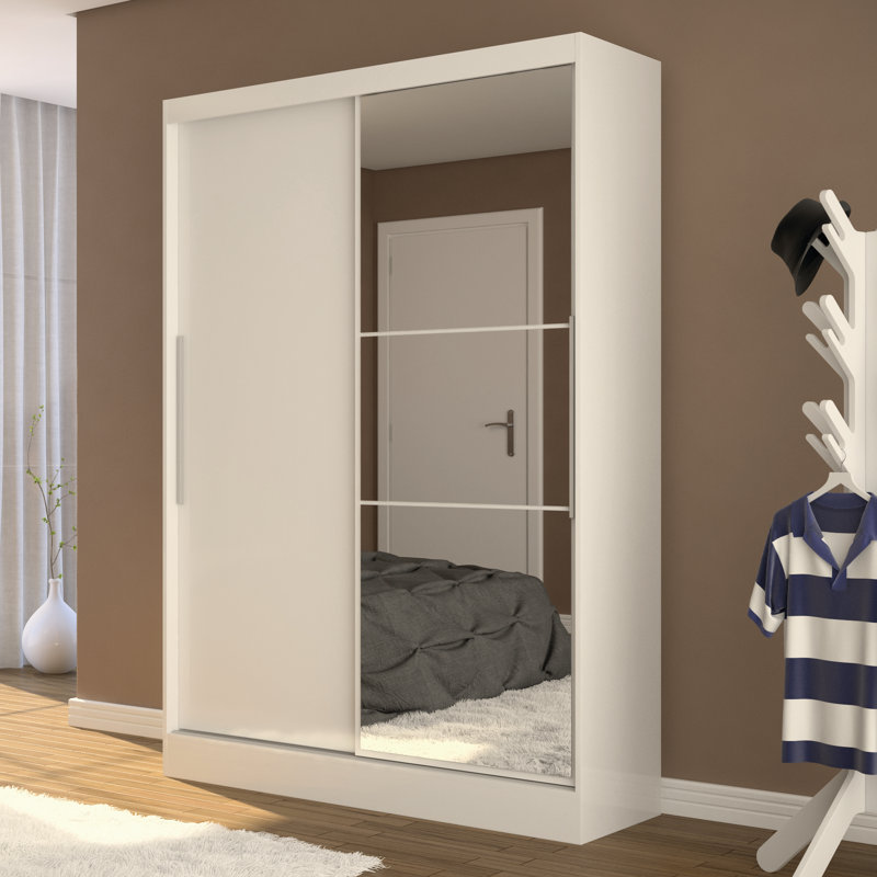 Oslo 2 Door Sliding Wardrobe, White