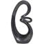 Sculpture décorative tourbillon en aluminium et aluminium-1028349413