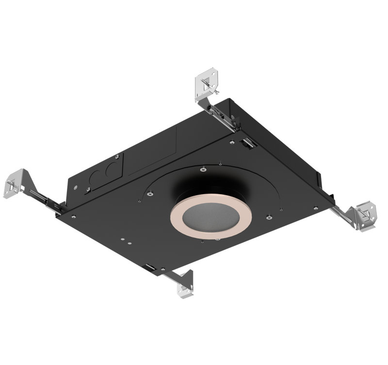 Ensemble d'éclairage encastré Eco-Downlight 3, Or rose