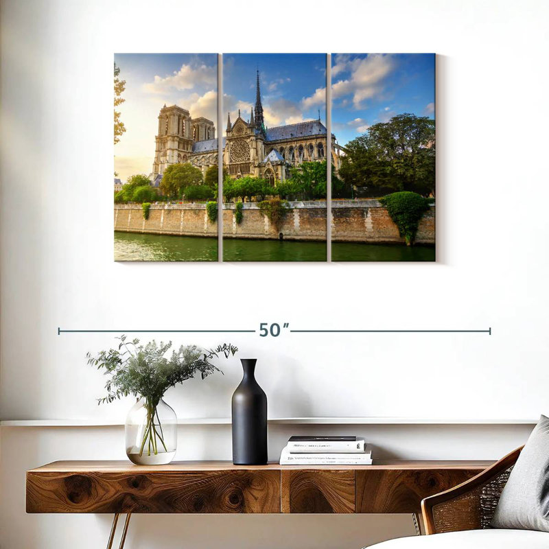 Sebbie Notre Dame By The River, 24" H x 38" W