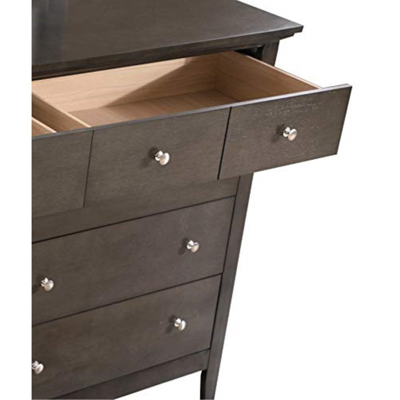Hammond 8 Drawer 59" Double Dresser, Gray