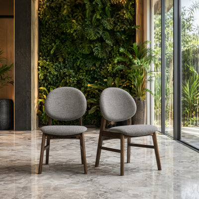 Upholstered Solid Wood Dining Chair