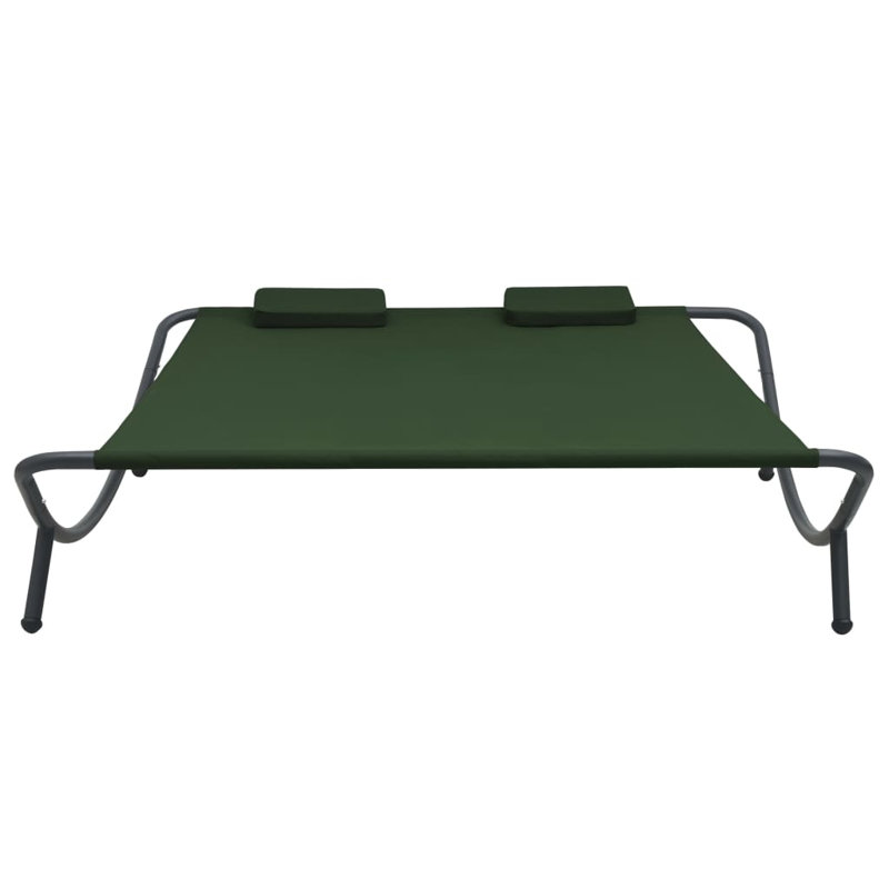 78.8" Long Single Chaise, Green
