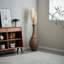Vase de plancher en rotin artificiel de 39 po de hauteur - Décoration polyvalente pour décoration florale séchée ou en soie